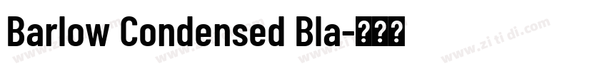 Barlow Condensed Bla字体转换